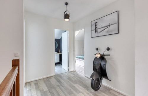 Maison Le Garden - Jardin BBQ - 4 Chambres 8 Pers - RER A Paris Direct - Foto 25