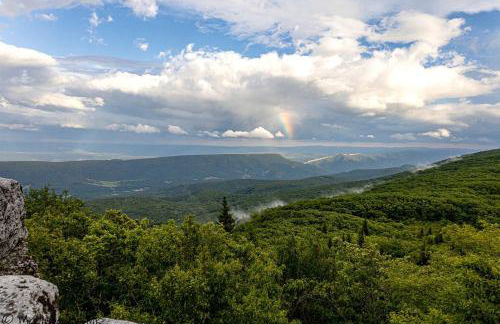 Cozy Log Cabin with a Hot Tub near Seneca Rocks, West Virginia - Perfect for a Romantic Glamping Getaway to the Mountains - Foto 21