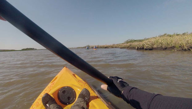 Kayak sur la rivière