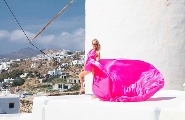 Mykonos Flying Dress High End Professional Photographer - Photo 12