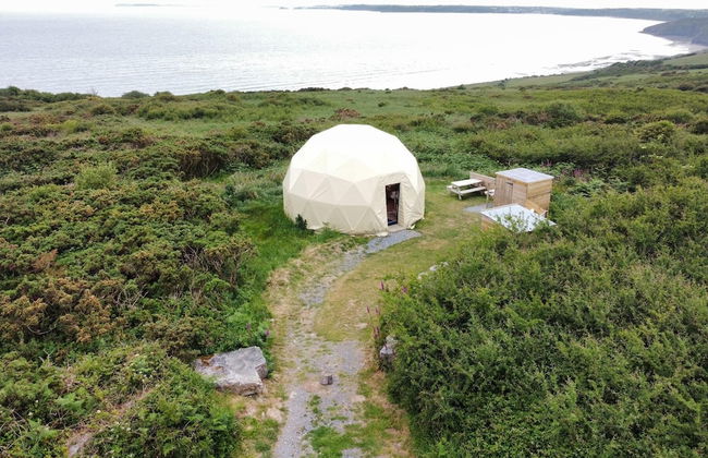 Geodome Glamping With sea Views Near Pendine - Foto 12