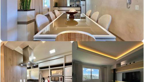 Apartamento Luxo 3 quartos Gramado próximo ao centro locação de temporada - Foto 2