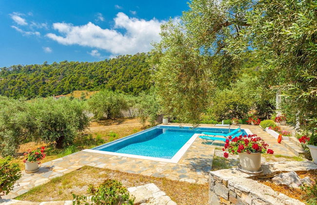 Villa Tassoula Large Private Pool Walk to Beach Wifi - 2830 - Foto 12