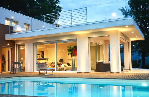 Villa Olympia Pool Sea View Mountains Lake Nature Sleeps 8 Air Conditioning Wi-Fi - Foto 5