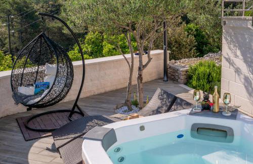 Uniquely designed Villa Ivana with outdoor Jacuzzi nearby the pebble Banje beach at the Island of Solta - Photo 65