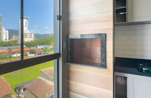 Apartamentos a 1km Oktoberfest Blumenau - Foto 25