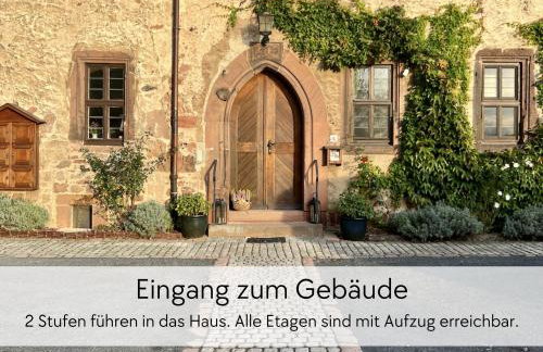 STORCHENNEST - Scandi Style - in der historischen Hinterburg Schlitz - mit Aufzug, Parkplatz & Garten - nahe Fulda und Bad Hersfeld - Foto 17