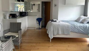 Cosy Studio Cabin with Optional extra Hot Tub Lilliput near Sandbanks beach - Foto 3
