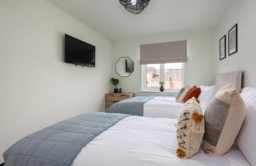 Luxuriou 5 Bedroom House By Homebird Property Management Short Lets & Serviced Accommodation Leeds With Private Parking & Free WiFi - Foto 29