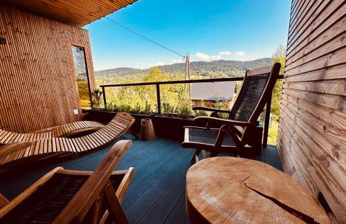 Brown Deer - z Sauną na Tarasie, Jacuzzi i Widokiem na Góry - by Deer Hills Luxury Apartments - Foto 56