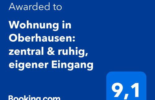 Wohnung in Oberhausen: zentral & ruhig, eigener Eingang - Foto 2