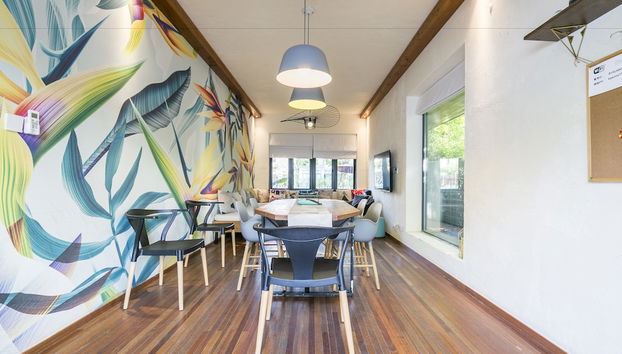 Zona de estar del vestíbulo