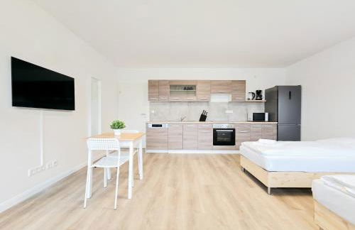 Tolstov Apartments - Studio Apartment with Balcony - 25 Min Messe DUS - Photo 9