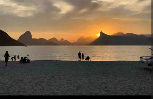 Apart Praia de Icaraí Vista Lateral para o Cristo - Foto 77