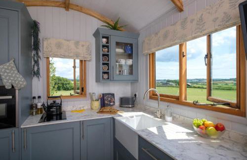 Honey Bee - Comfortable luxury shepherds hut with hot tub - Foto 27