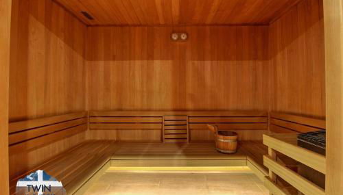 ARC 1600, LE RIDGE, Appartement 07 personnes Vue Montagne - ski aux pieds - Sauna, Hammam, Piscine, Salle de salle de sport-fitness - Foto 4