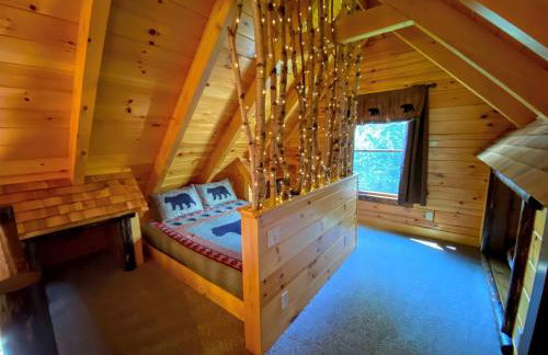 BC Log cabin with private beach river fire pit AC wifi onsite trails ski slope views - Foto 79