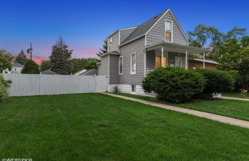 Modern Retreat, Double lot with Pergola, Fire pit, Game room, 5 min to Brookfield Zoo - Foto 16