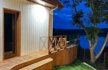 Zloty, a Skromny - ogrodzony domek z jacuzzi i widokiem na jezioro - Foto 11