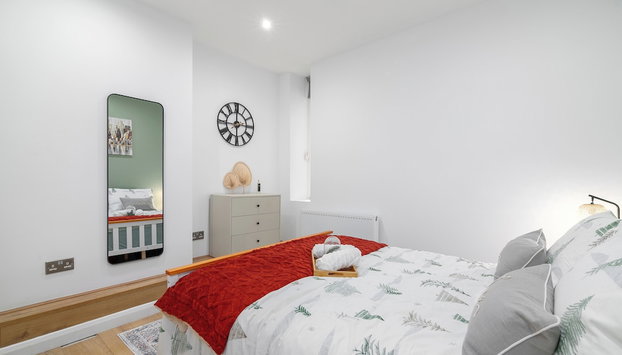 Deluxe 1 Bed Apartment, London - Foto 3, Habitación