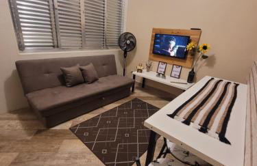 Apartamento Aconchego Frente Mar - Vila Guilhermina Praia Grande SP - Cozinha Completa - Climatizador de Ar - TV a Cabo - Wi-Fi - Photo 29