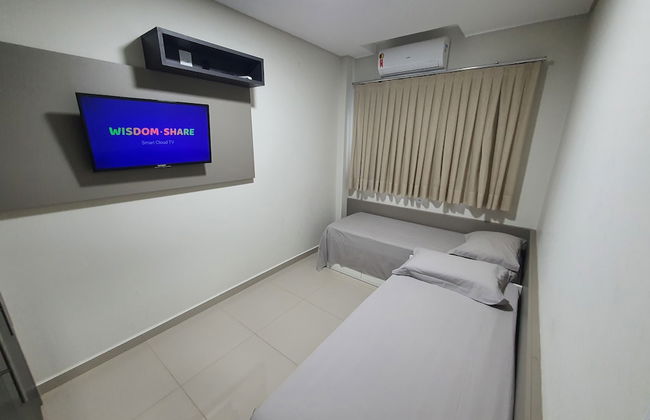 Novo Central 2 Quartos Wifi Garagem - Foto 27