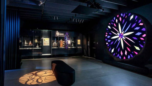 Sala del museo dedicada a los inventos del cine