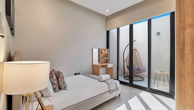 bnbmehomes-3BR Apt with Pvt Balcony-B1 - Foto 5, Habitación