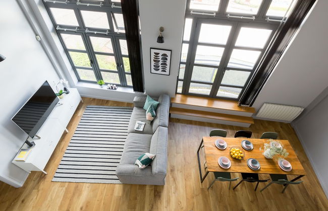 4B Loft Penthouse Industrial City views - Foto 9