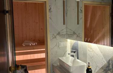 Family & Business Sauna Tężnia Apartments No18 Leśny nad Zalewem Cedzyna -1 Bedroom with Private Sauna, Bath with Hydromassage , Terrace, Parking, Catering Options - Foto 36