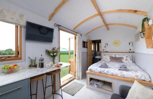 Honey Bee - Comfortable luxury shepherds hut with hot tub - Foto 32