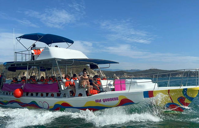 Passeio de barco pelas baías de Huatulco - Foto 5