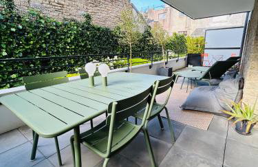 L'Hermine terrasse et parking, 500 plage - Foto 1
