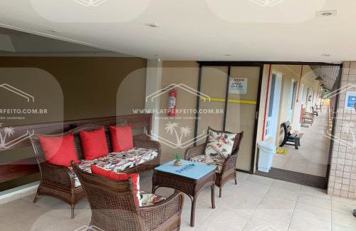 Flat Perfeito Flat Amarilis em Riviera São Lourenço com café da manhã e enxoval completo toalhas praia e piscina com trocas - Foto 39