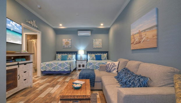 2 Units Beachfront Complex w Pool Pickleball Beach Bliss Bleach Bungalow - Foto 4, Habitación