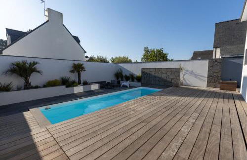 Villa Nymphéa - maison avec piscine chauffée St Gildas de Rhuys - Foto 21
