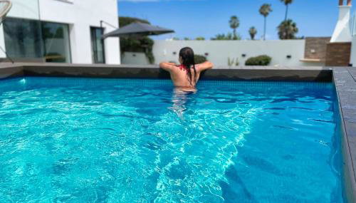 Villa Brisamar mit Meerblick und beheiztem Pool - Foto 2, Garden