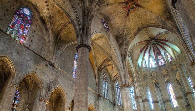 Visita guiada por la basílica de Santa María del Mar - Foto 5, Detalle de los techos de la basílica
