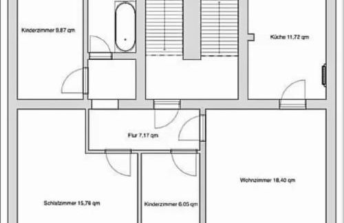 Stadtnahe 3-Schlafzimmer-Wohnung - Foto 8