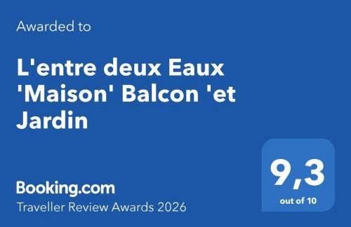 L'entre deux Eaux 'Maison' Balcon 'et Jardin - Foto 2