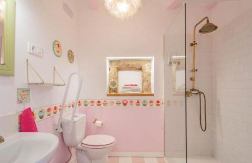 La Suite Años 50 La casa Barbie, bañera y chimenea de leña - Foto 15