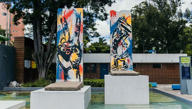 See murals with a lot of history