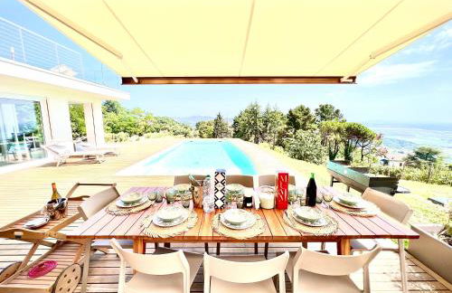 Villa Olympia Pool Sea View Mountains Lake Nature Sleeps 8 Air Conditioning Wi-Fi - Foto 56