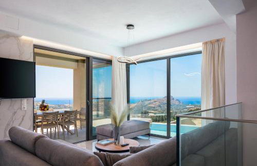 Epsilon Villa, Private Swimming Pool Garden, Panoramic Sunset - Foto 25