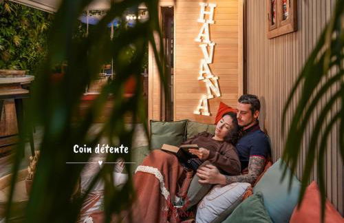 Loft "Havana Spa" Cuba Jacuzzi Sauna Bar à cocktails - Foto 24