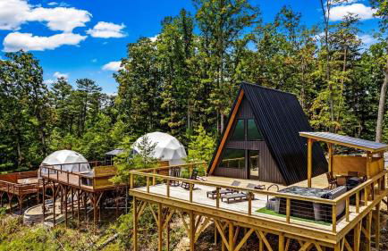 Modern A-Frame Cabin with Breathtaking Views of the Smoky Mountains, Perfect for Families or Groups - Foto 15