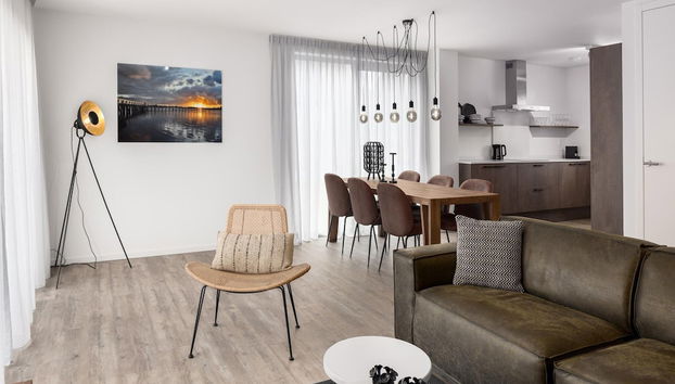 Comfortable Villa With Dishwasher, on a Resort Near the Veerse Meer - Photo 4, Living room