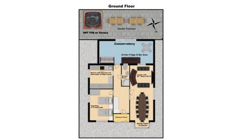 South View Country House Sleeps 12 - Hot Tub - Views - Foto 3