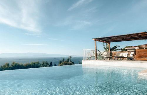 Villa Michaela con piscina privata e vista mare - Foto 5