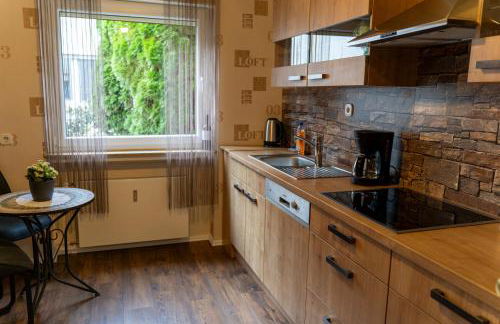 Marburg Apartment entspannter Erwin in ruhiger Waldrandlage mit Balkon und Kamin - Foto 14